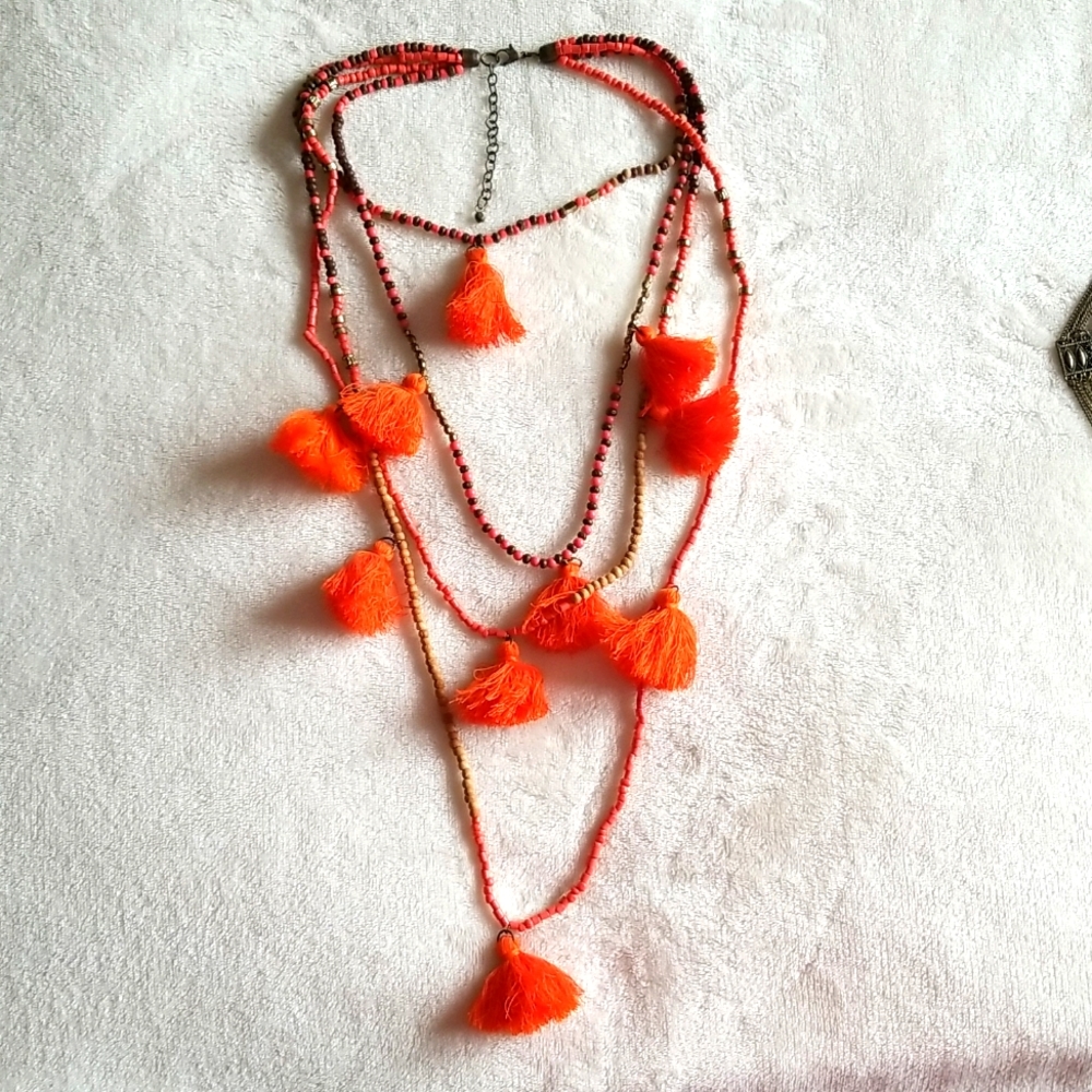 Orange necklace